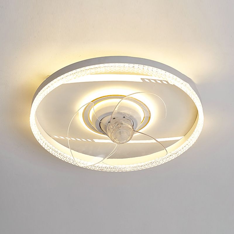 Modern Style Ceiling Fan Lamp Metal Multi Light Ceiling Fan Lighting for Living Room