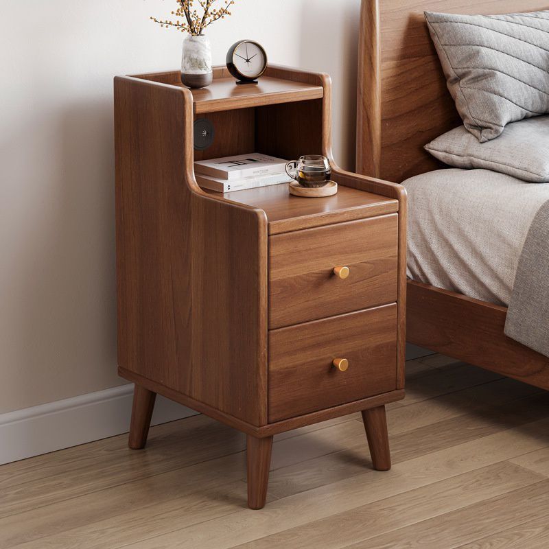 Modern Drawer Storage Night Table Manufactured Wood Bedside Cabinet