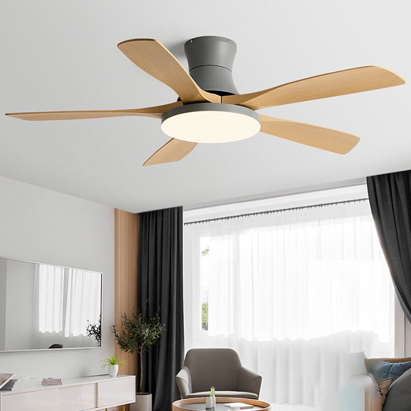 Nordic Ceiling Fan Light Fixture Modern LED Ceiling Lamp for Bedroom