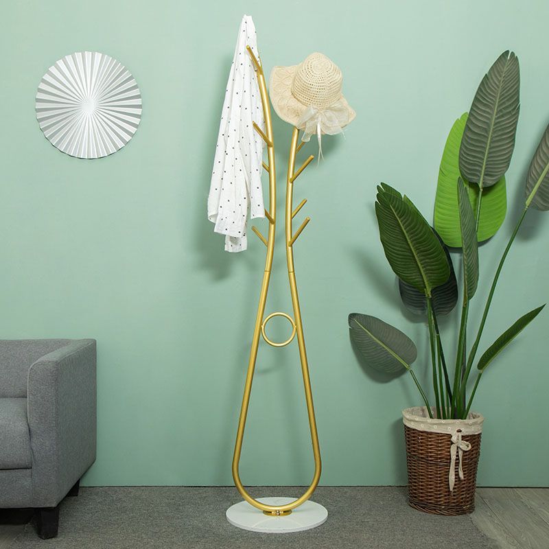 Modern Entryway Kit Metal Free Standing No Distressed Coat Hanger