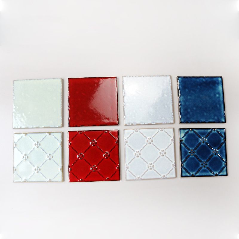 Modern Style Waterproof Wall Tile 3D Texture Straight Edge Square Wall Tile