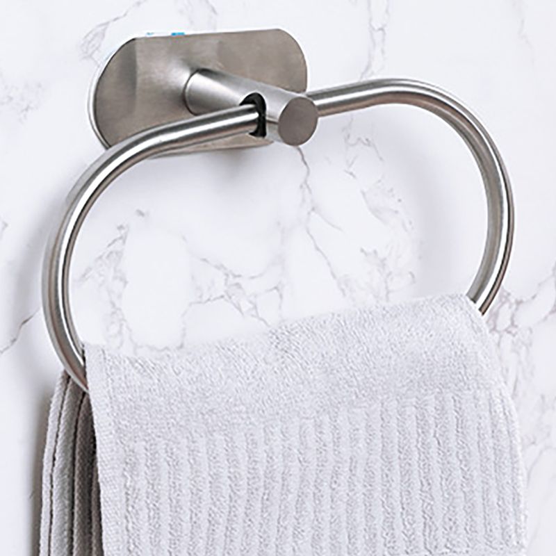 Stainless Steel Bathroom Set Modern Style Simple Bathroom Hardware Set