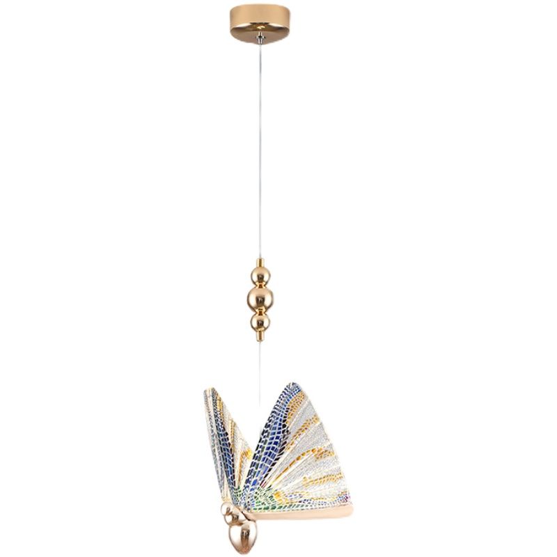 Modern Butterfly Shape Pendant Light Aluminum LED Hanging Pendant for Living Room