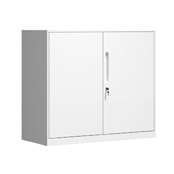 Contemporary File Cabinet Steel Frame Fire-Resistant Key Lock Lateral File Cabinet