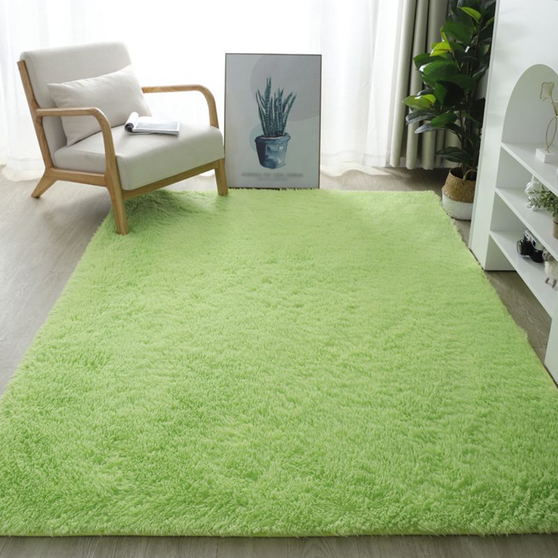 Tapis de shag doux multicolo