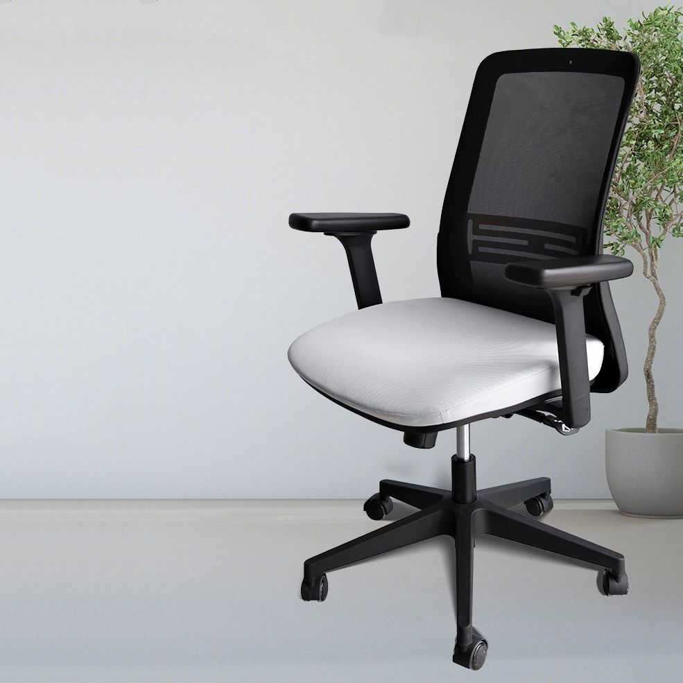 Contemporary Arm Chair Adjustable Seat Height Swivel Office Chair