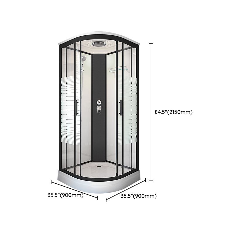 Framed Double Sliding Shower Stall Steam Shower Shower Stall