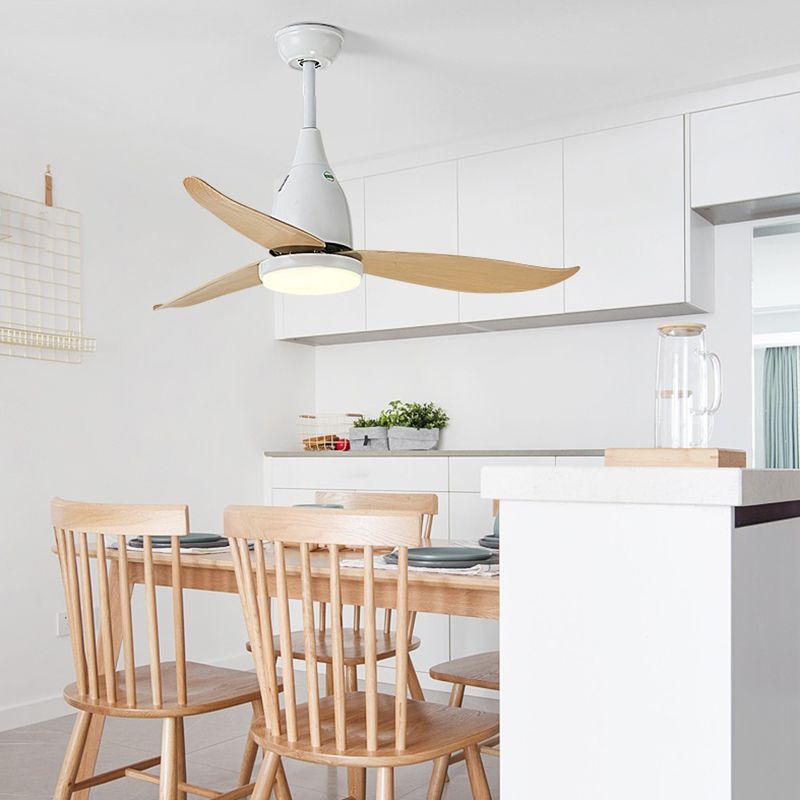 Nordic Ceiling Fan Light Fixture Minimalist LED Ceiling Lamp for Living Room