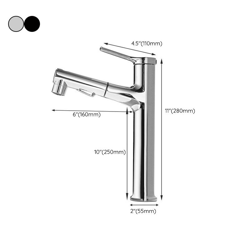 Modern Sink Faucet Pure Color Basin Lavatory Faucet for Bathroom