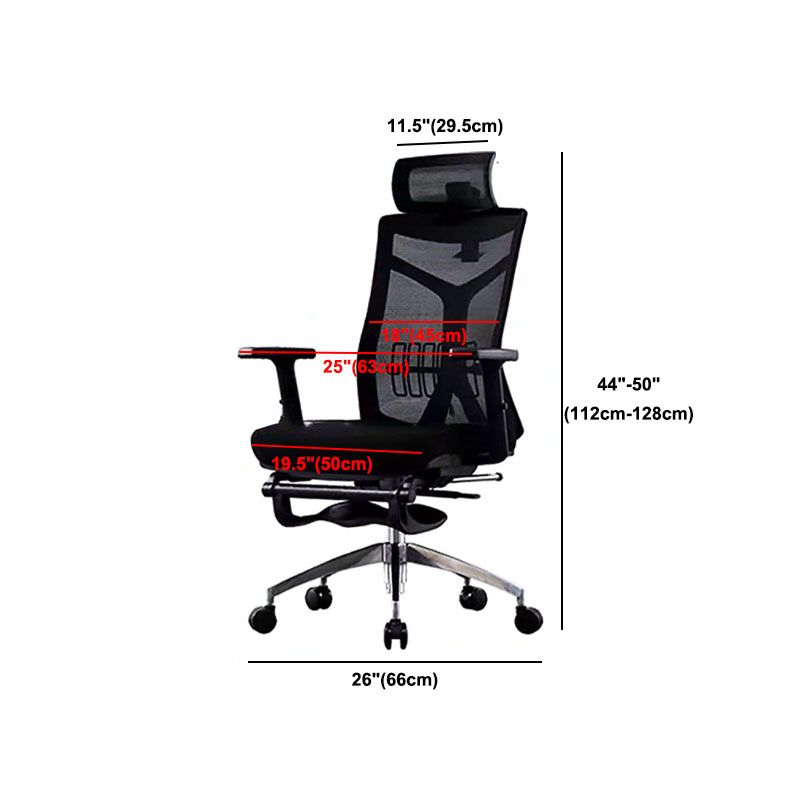 Middle/High Back Desk Chair Sponge Cushion Adjustable Office Chair