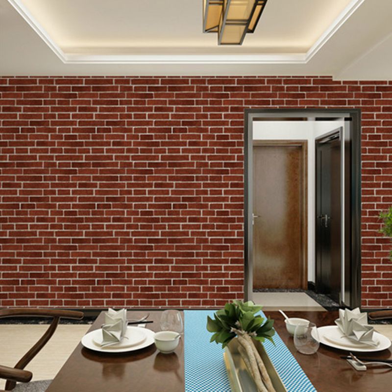 Bright Brickwork Wallpaper for Living Room Architecture Wall Covering, 57-1-sq ft