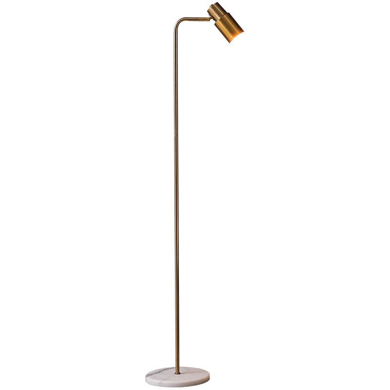 Metal Geometric Shape Floor Lamp Modern Style 1-Light Floor Lamp Fixture