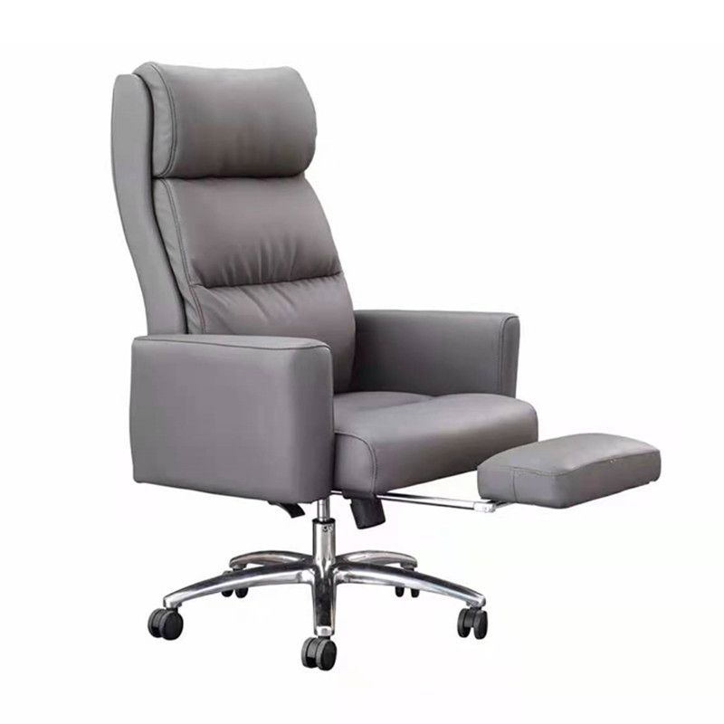 Modern Height-adjustable Office Chair Pillow Included Slide High Back Chair