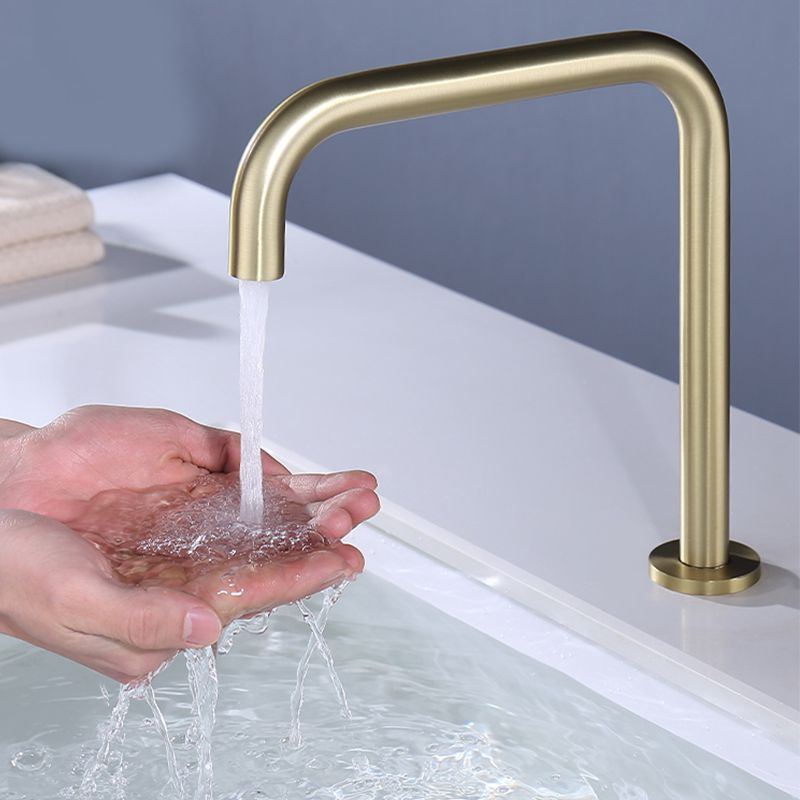 Single Handle Basin Faucet Circular Luxury Vanity Sink Faucet for Bathroom