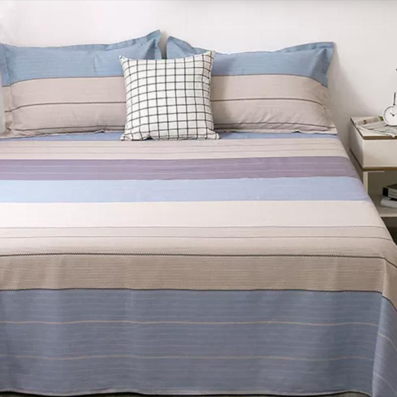 Cotton Pillowcase Bed Sheet Set Home Simple Bedroom Bed Sheet