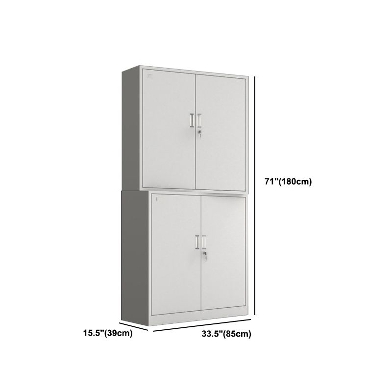 Modern Metal Cabinet Solid Color Filing Cabinet for Home Office