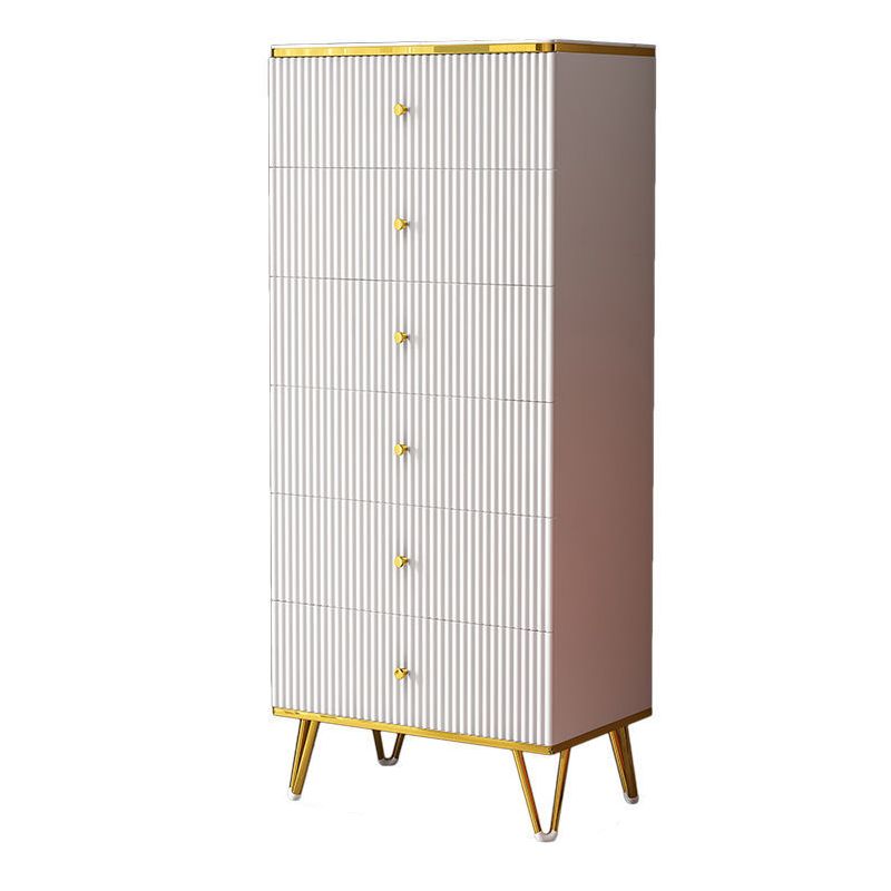 White  Accent Chest 15.74" Wide Chest with Drawers, Water Resistant