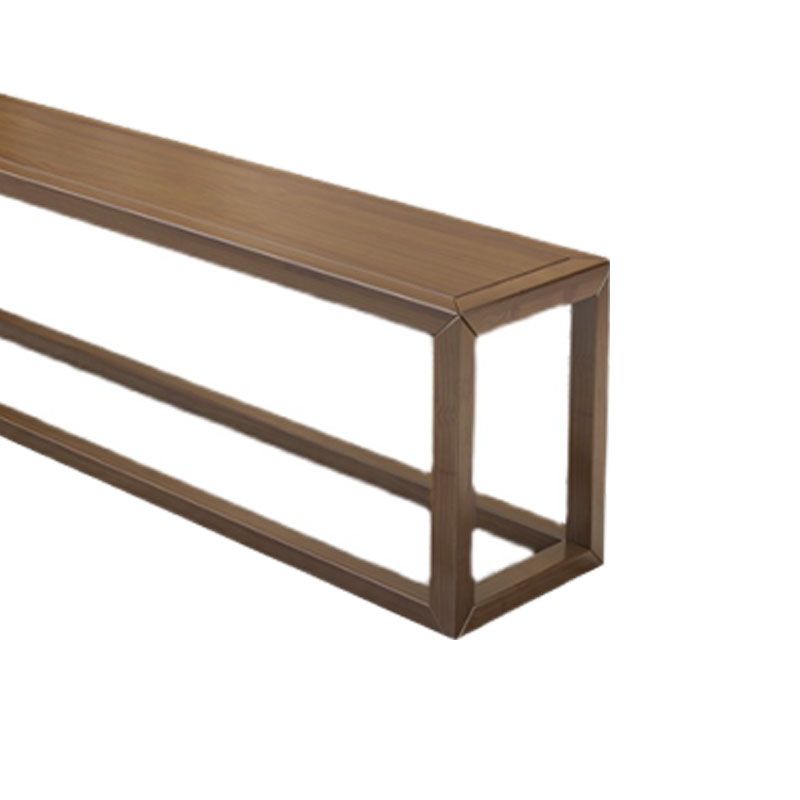 11.7-inch Width Bedroom Bench Mid-Century Modern Solid Wood Seating Bench