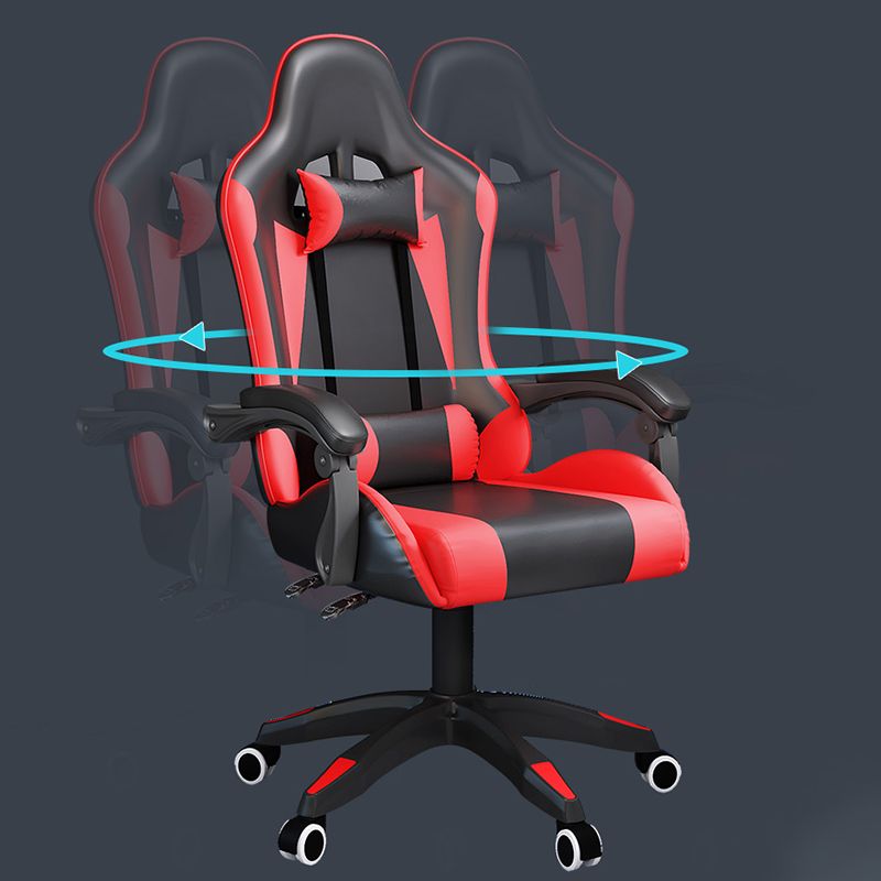 Modern Office Chair Distressing Ergonomic Pillow Included Desk Chair