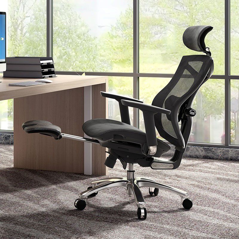 Modern Office Chair Removable Arms Adjustable Seat Height Desk Chair with Wheels