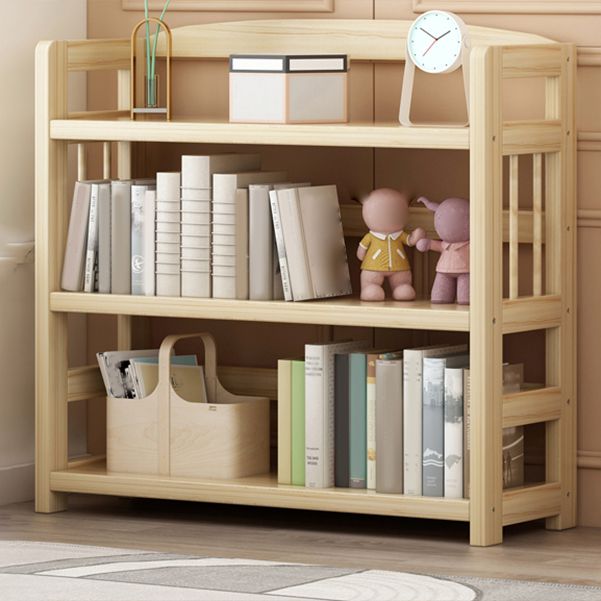 Modern Solid Wood Standard Bookcase Freestanding Kids Standard Bookcase