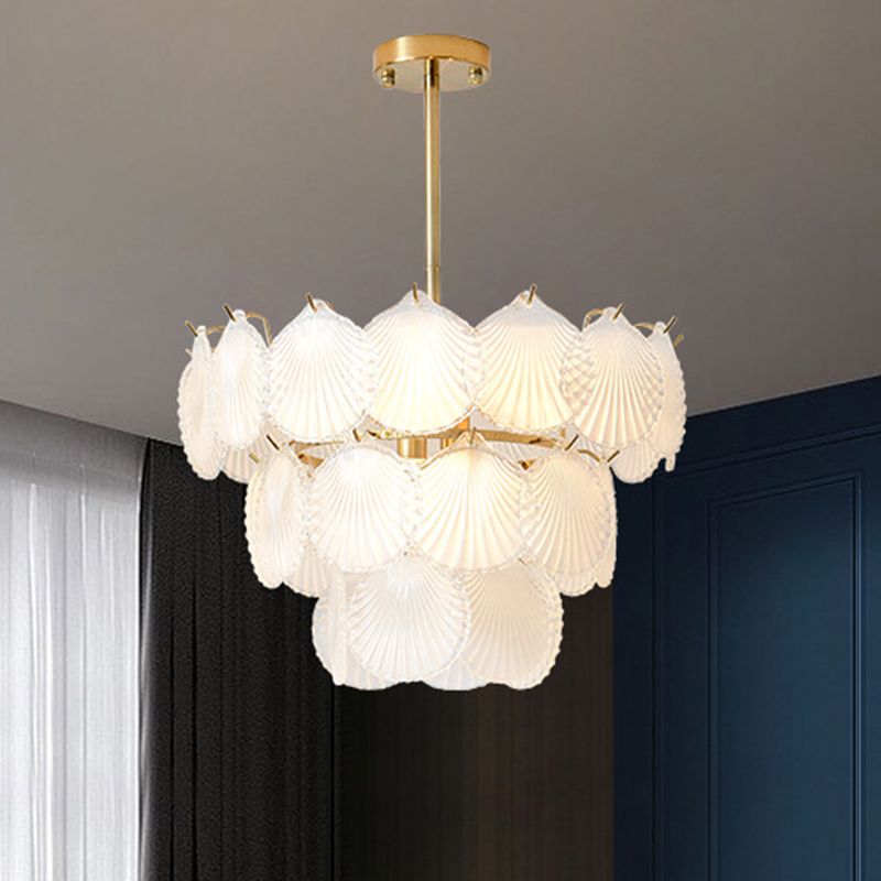 Glass Chandelier Pendant Light Nordic Style Hanging Light Fixture