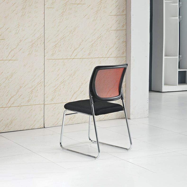 Modern Metal Desk Chair Deluxe Chair With Breathable AirGrid Seat and Back Home Offic