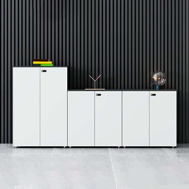 Contemporary Filing Cabinet Wood  File Cabinet with Lock and Storage