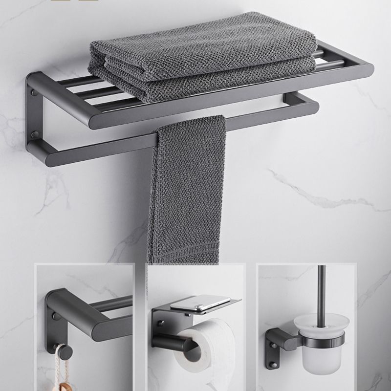 Modern Stainless Steel Towel Ring Bathroom Set Bath Shelf Bath Hardware Set