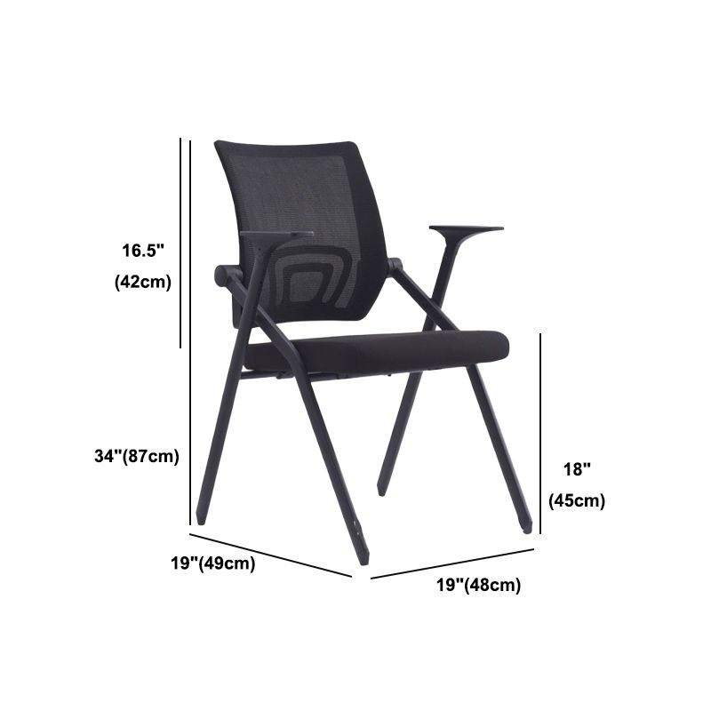 Mid Back Conference Chair Contemporary Style Mesh Office Chair