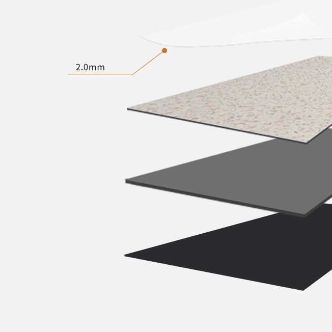 Self Peel and Stick Vinyl Flooring Waterproof and Scratch Resistant