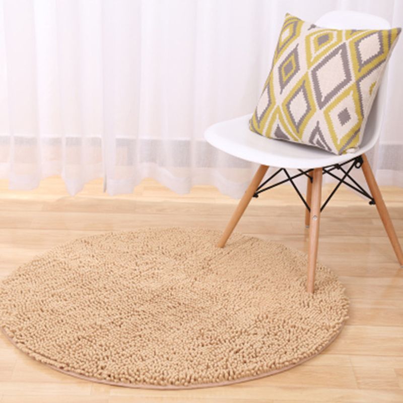 Tapis de décoration de maison relaxante de la zone de couleur unie multicolo