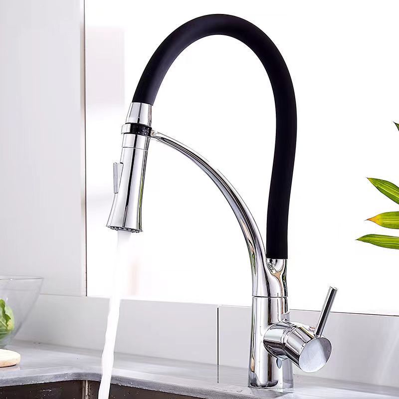 Modern 1-Handle Faucets Copper Touchless with Water Dispenser Standard Kitchen Faucet