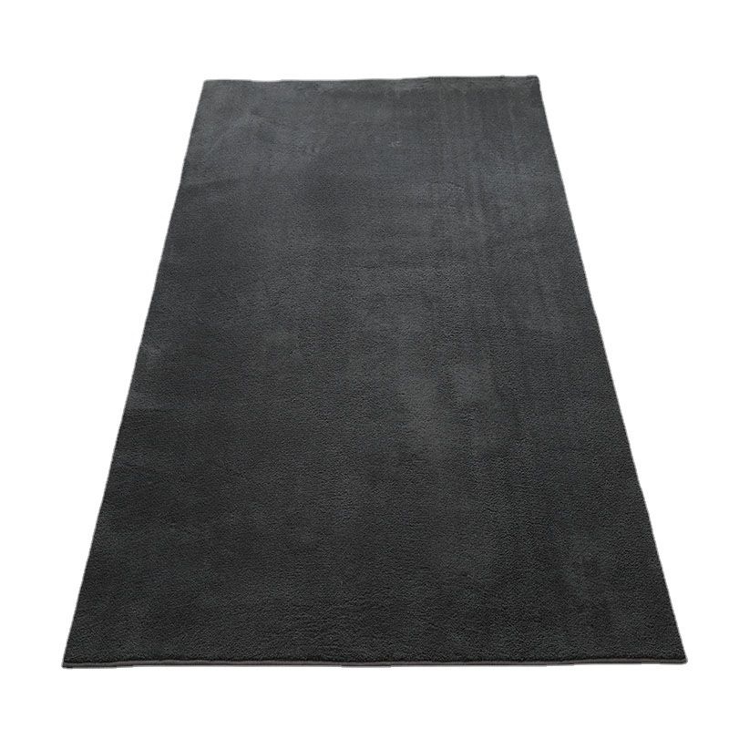 Comfort Solid Shag Carpet Polyester Area Rug Pet Friendly Indoor Rug for Living Room