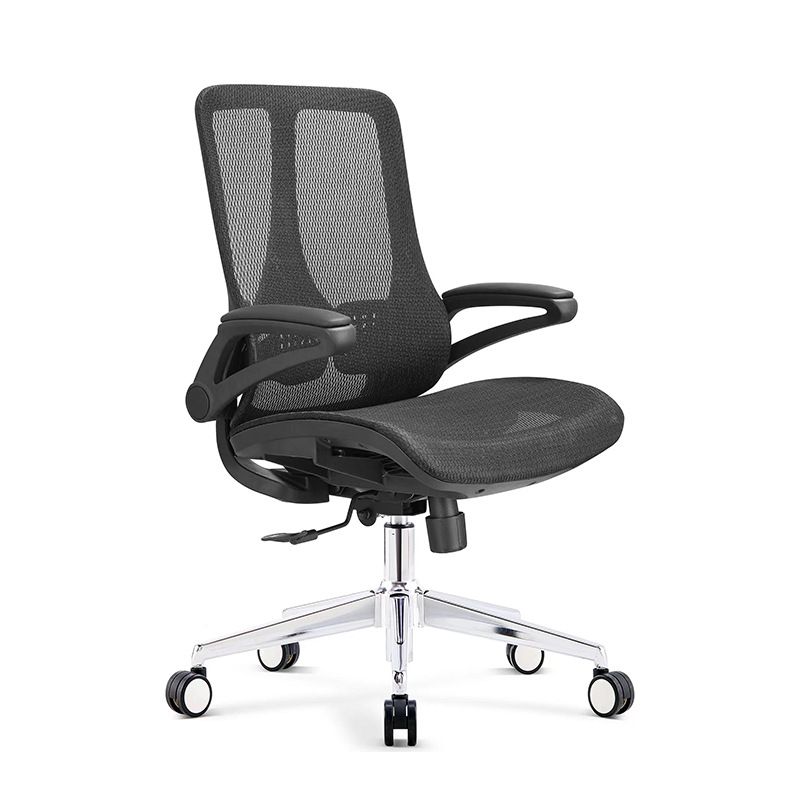 Modern Office Chair Breathable AirGrid Padded Arms Desk Chair with Wheels