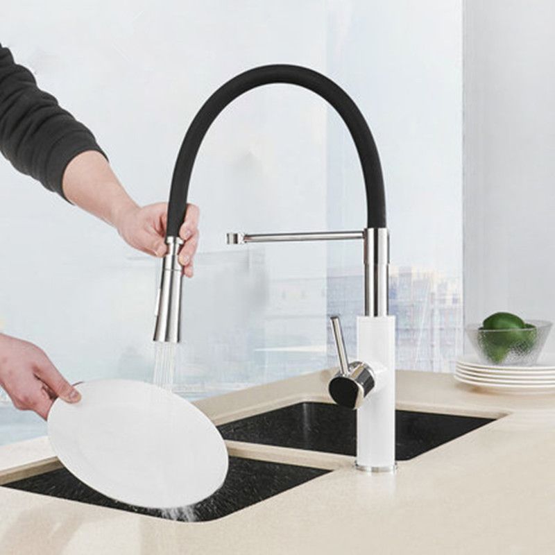 Modern 1-Handle Faucets with Water Dispenser Touchless Standard Kitchen Faucets