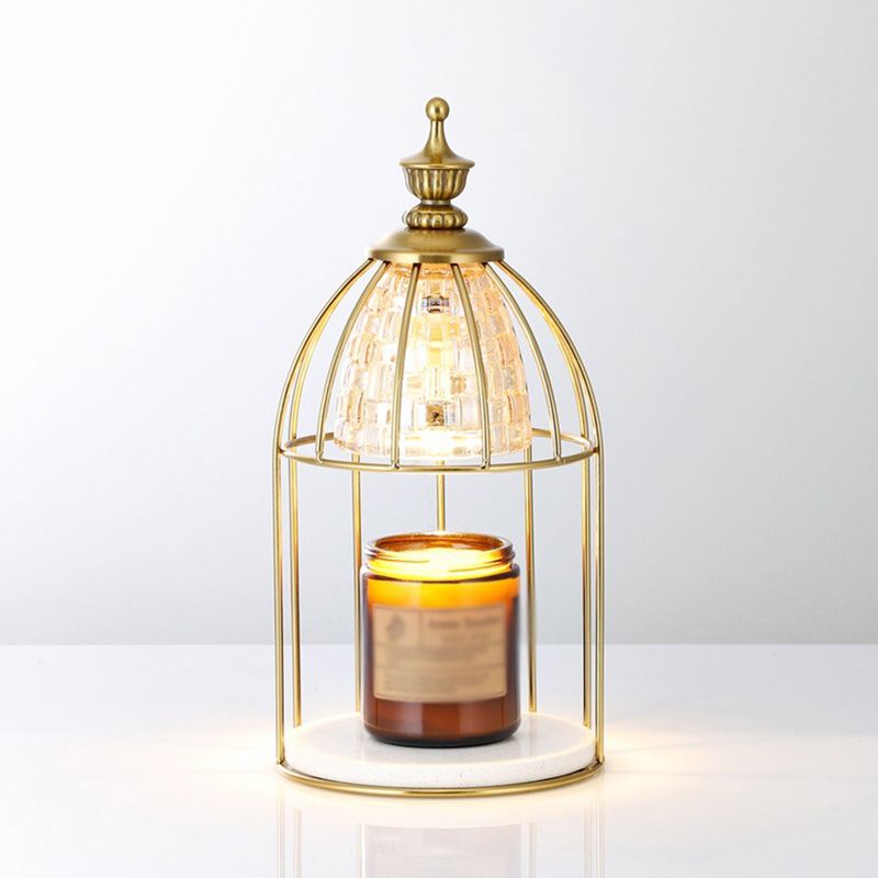 Metal Cage Shape Table Lamp Contemporary Style Table Lamp (Without Ornaments)