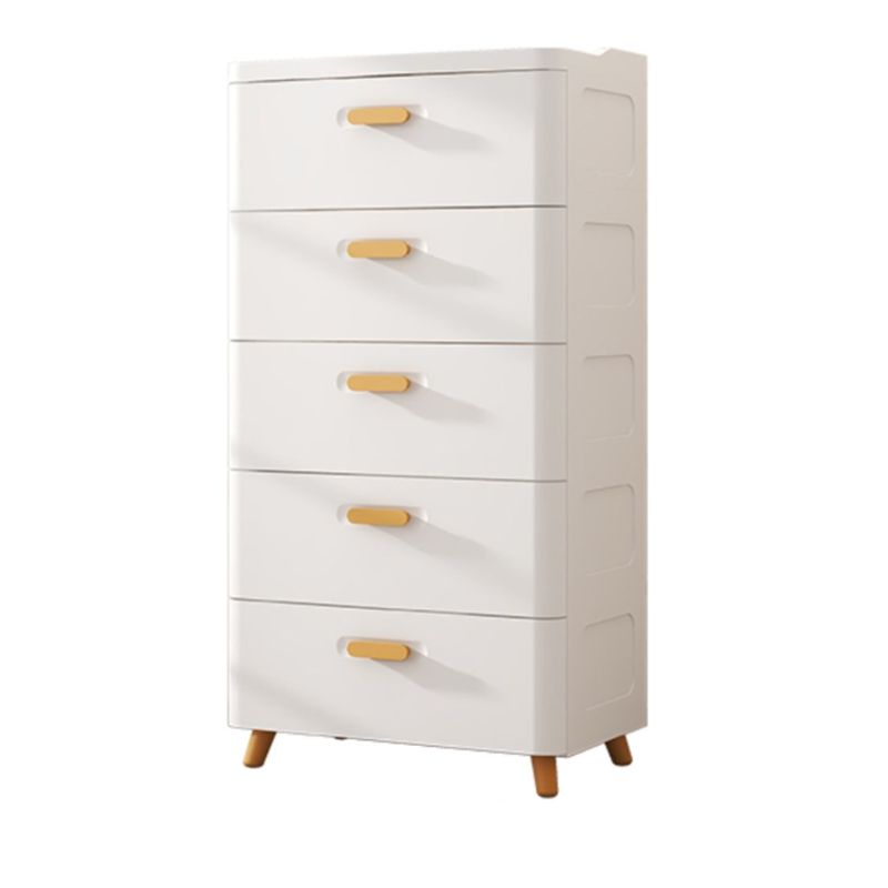 Scandinavian Vertical Kids Furniture Plastic Nursery Dresser for Bathroom