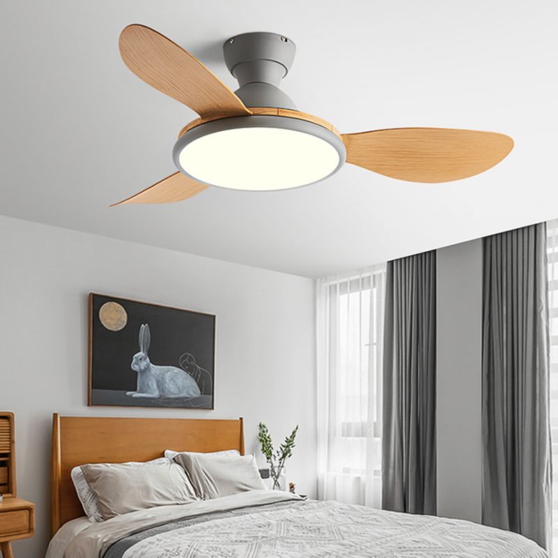 Nordic Style LED Ceiling Fan 42" Fan Lighting for Living Room