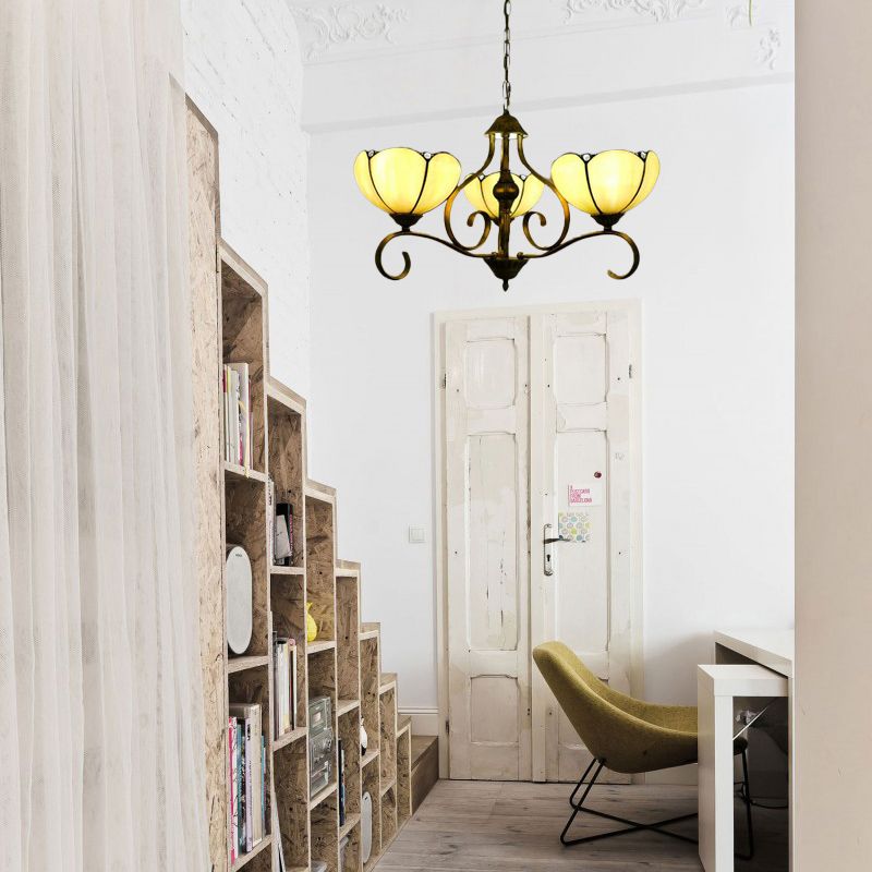 LAMPE DE CHANDELIER SCHANTED JAUNE / BLEU