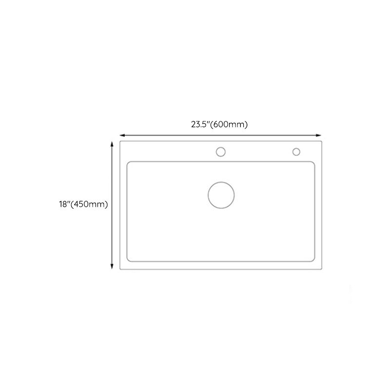 Modern Kitchen Sink Quartz Drop-In with Accessories and Faucet Kitchen Bar Sink