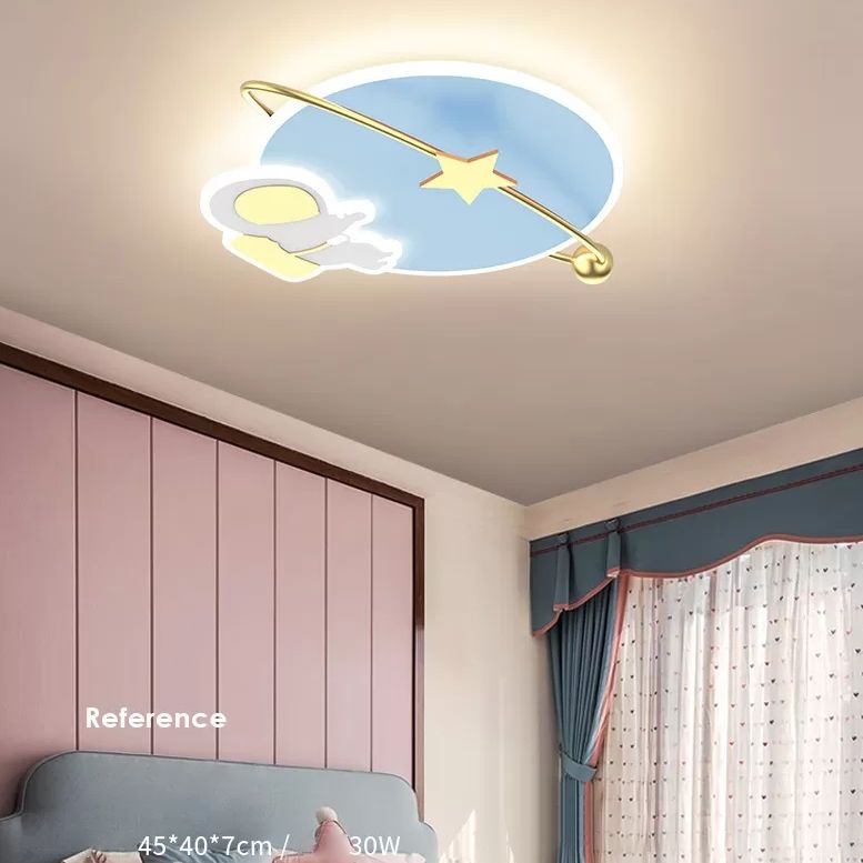 Creative Cartoon Surface Mounted Ceiling Light Kids Acrylic LED Flush Light for Bedroom