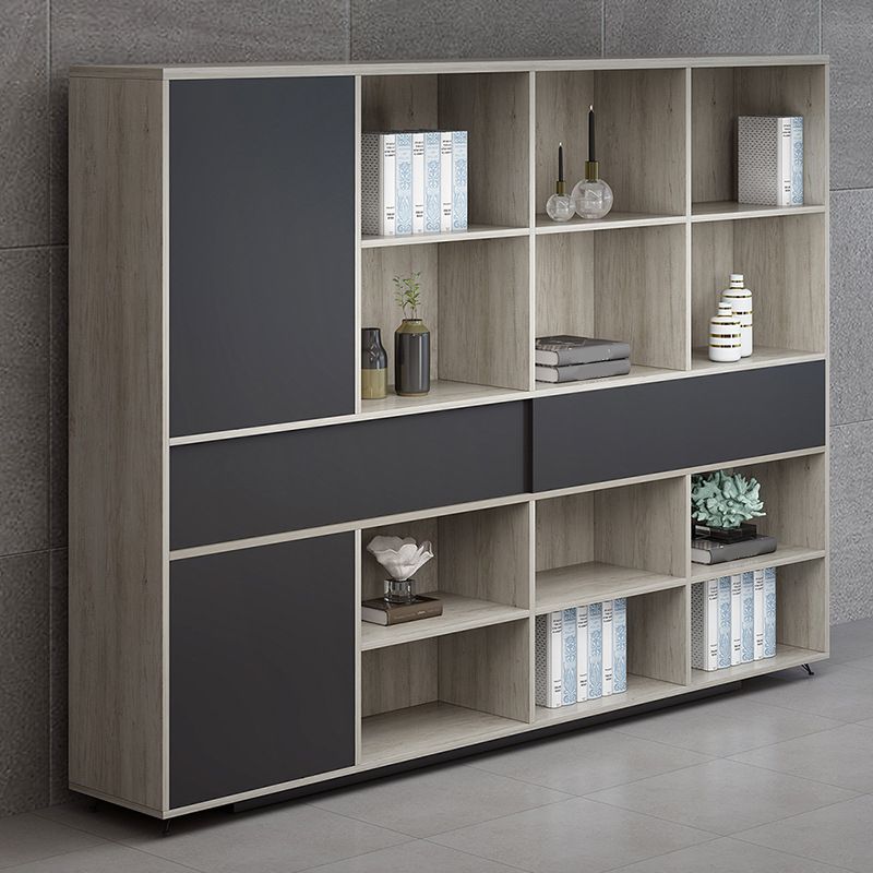 Modern Filing Cabinet Wood Lateral File Cabinet with Locking Storage