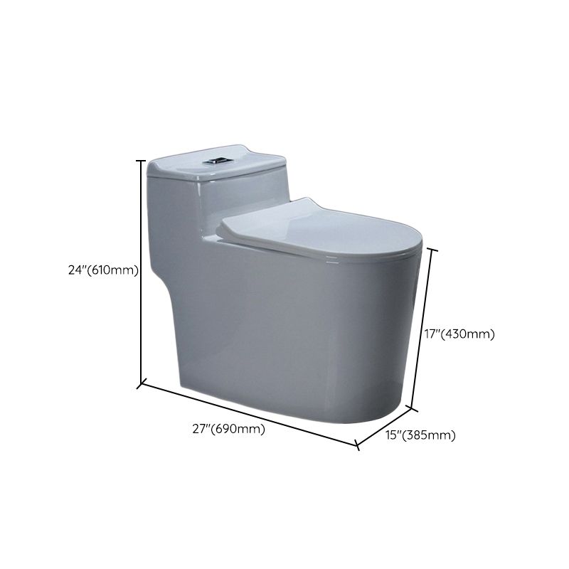 Traditional One Piece Flush Toilet Floor Mounted Urine Toilet for Bathroom