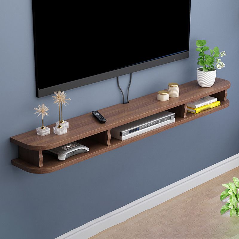 Modern Style Wood TV Stand Floating Cable Management TV Console