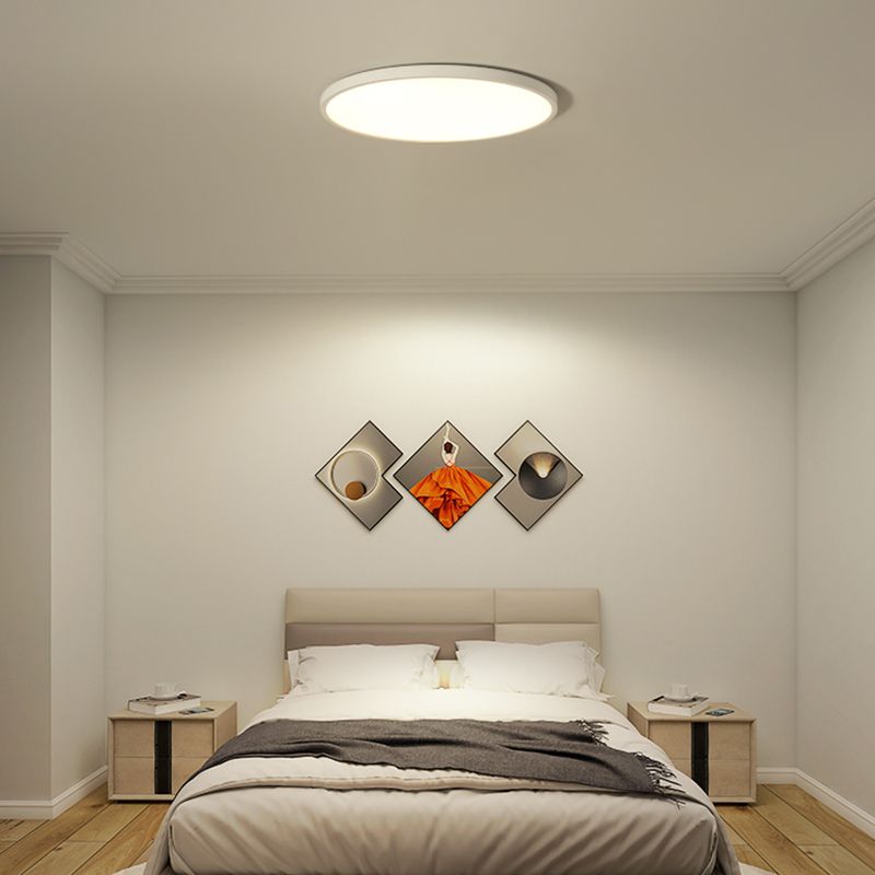 Round Flush Mount Lamp Modern Minimalist Flush Mount Ceiling Light for Living Room