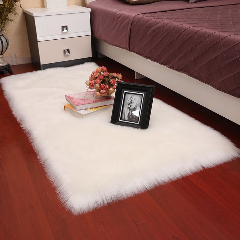 Alfombra simple de color múltiple acrílico sólido alfombra interior alfombra sin deslizamiento sin deslizamiento alfombra de área fácil de cuidado para el dormitorio