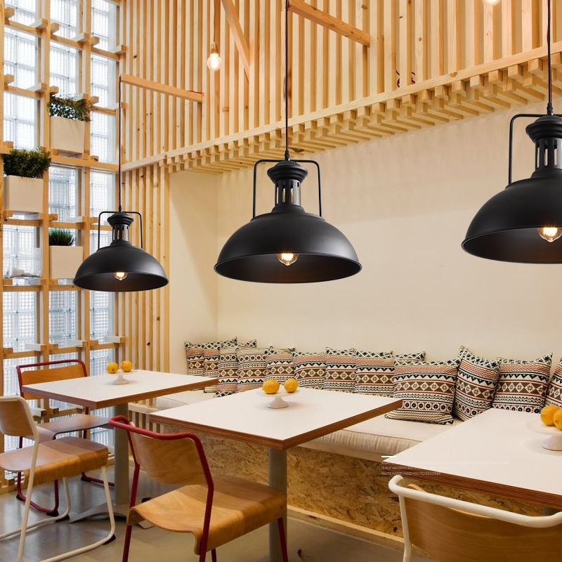 1 Cipante a soffitto leggero Creative Industrial Style Metal Cioncant per il ristorante