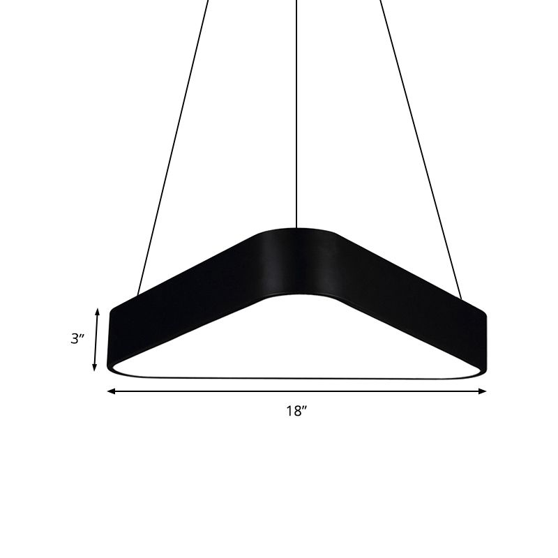 Suspension de triangle métallique de 18 "/23,5"