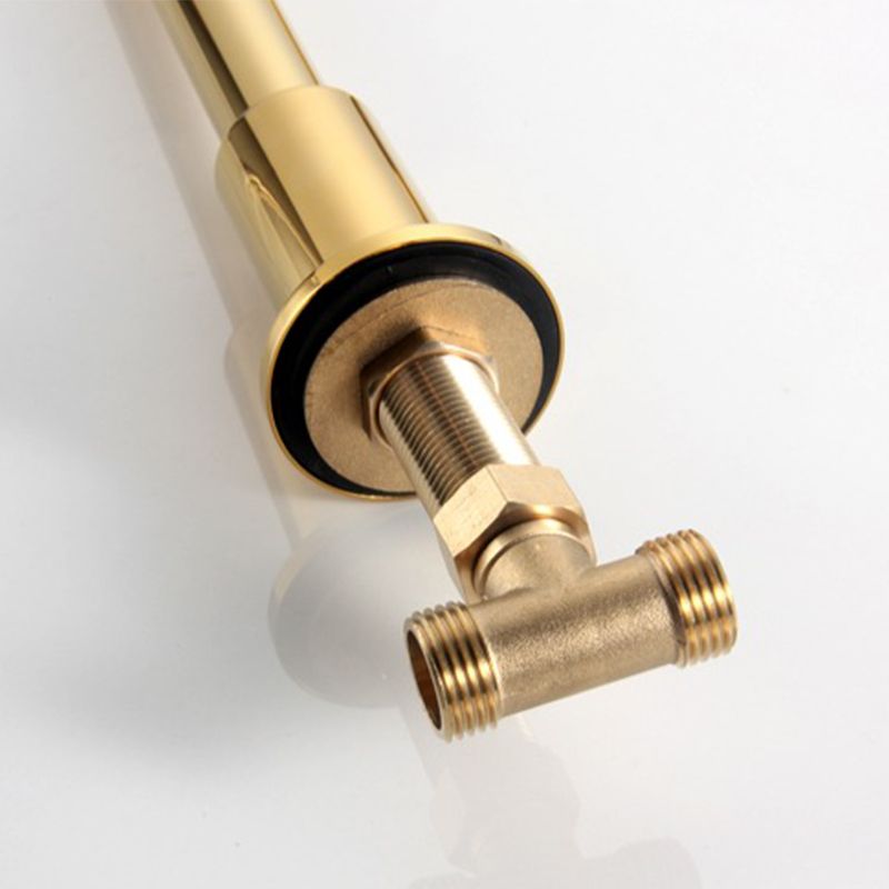High-Arc Vanity Sink Faucet Light Luxury Vessel Faucet 3-hole Faucet